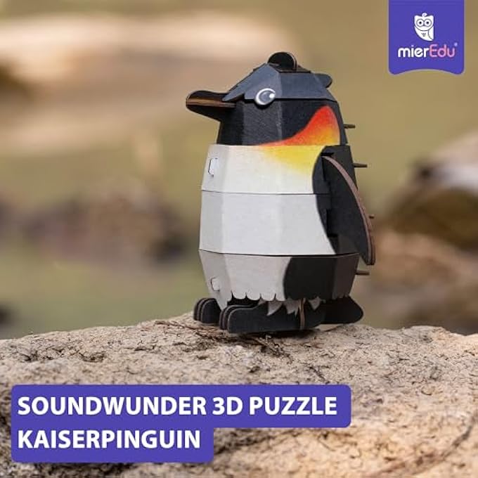BUILD AND SOUND 3D PUZZLE EMPEROR PENGUIN EDUCATIONAL TOY FOR KIDS STEM LEARNING ACTIVITY - Image 4